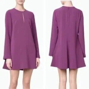 ELIZABETH AND JAMES Brianna Keyhole Long Sleeve Mini Dress Size 4